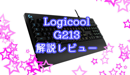 ゲーミングキーボードの入門といえばこれ！LogicoolG213を解説レビュー